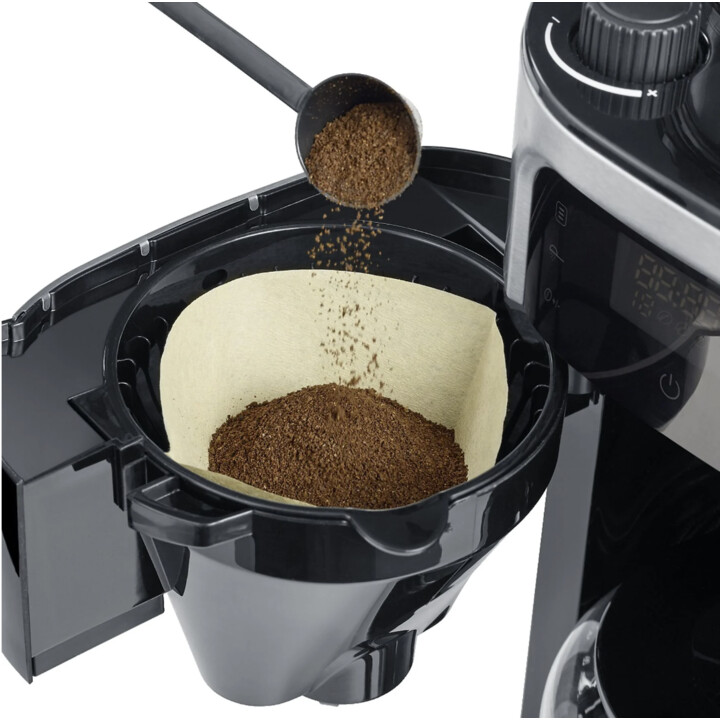 Filter coffee maker - SEVERIN KA 4813, 1000 W, 1.25 l, 10 cups, Grey