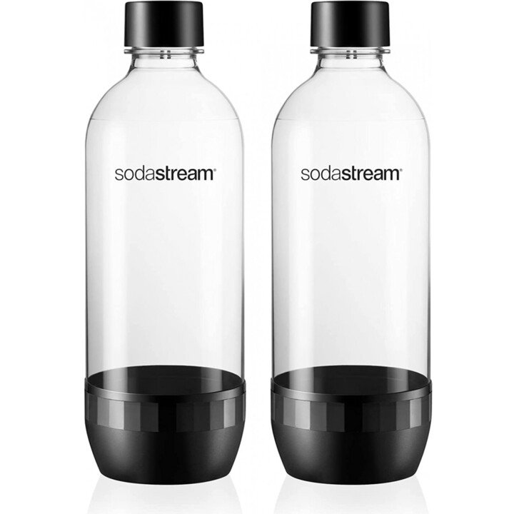 Lot de 2 bouteilles Sodastream noires de 1 litre