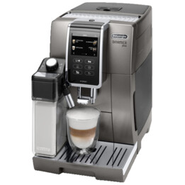 DELONGHI Dinamica Plus ECAM376.95.T - 13 Especialidades de Café Cafetera Automática Titanio