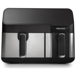 Hisense HAF2900D Freidora Independiente de Aire Caliente Doble 1700W Negra