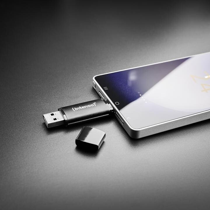 Clé USB 3.2 GEN 1X1 Intenso Flex Line 256 Go, noir