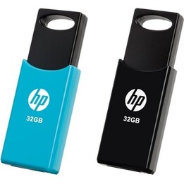 HP v212w 32GB USB 2.0 Pen Drive Pack de 2 Unidades Negro/Azul