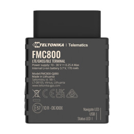 Tracker Flotta 4G OBD in Tempo Reale - Teltonika FMC800