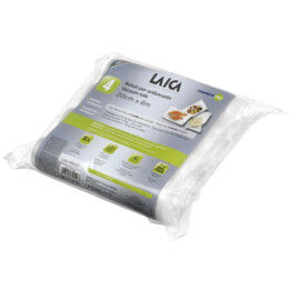 Verpackungsbeutel - LAICA 4 Rollen à 20 x 600 cm. Zur Herstellung von LAICA VT3513 Vakuumbeuteln, BPA-frei