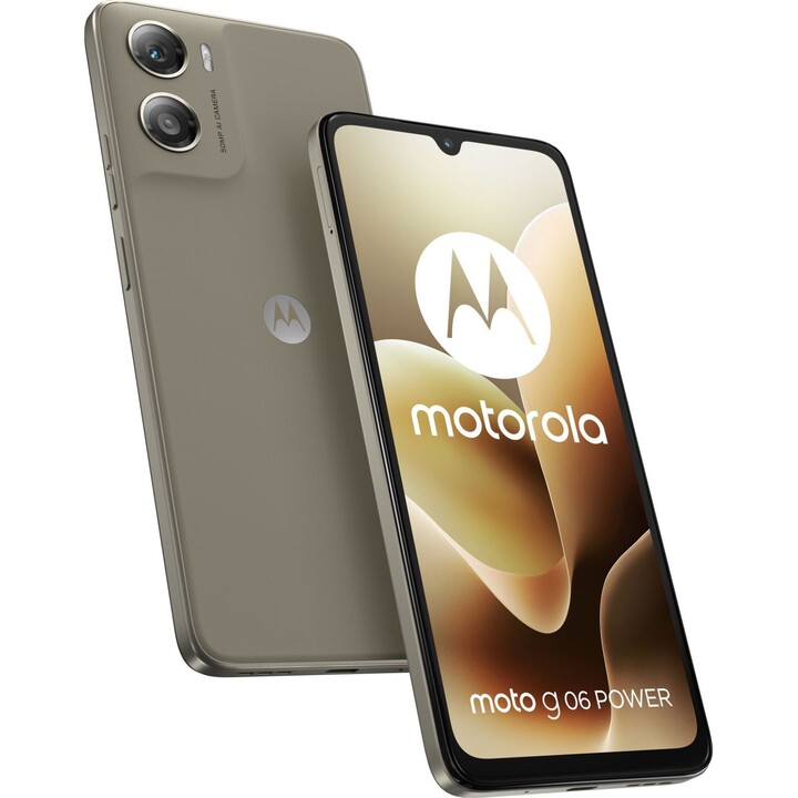 Motorola Moto G06 Power, 4 GB 256 GB, schermo da 6,88 pollici, 7000 mAh, Laurel Oak