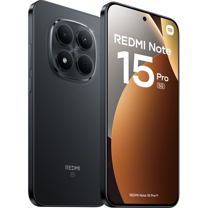 Xiaomi Redmi Note 15 Pro 5G, 8GB 512GB, 6.83 AMOLED, 6580mAh, Black