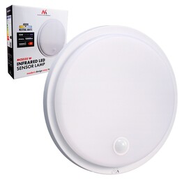 Lampe LED avec détecteur de mouvement Maclean, capteur PIR, couleur blanche, 10 W, IP65, 1000 lm, couleur neutre, MCE525 W