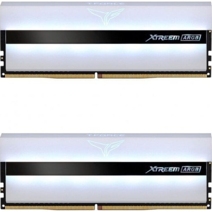 Team Group Xtreem ARGB DDR4 3200 PC4-25600 16 GB 2 x 8 GB CL16 RAM Memory White