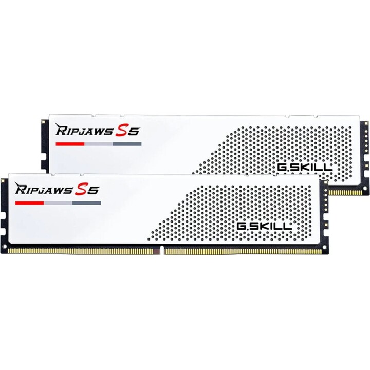 Kit di memoria RAM DIMM G.Skill Ripjaws F5-6000J3238F16GX2-RS5W da 32 GB 2 x 16 GB DDR5 a 288 pin
