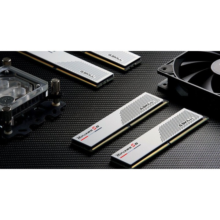 Kit di memoria RAM DIMM G.Skill Ripjaws F5-6000J3238F16GX2-RS5W da 32 GB 2 x 16 GB DDR5 a 288 pin
