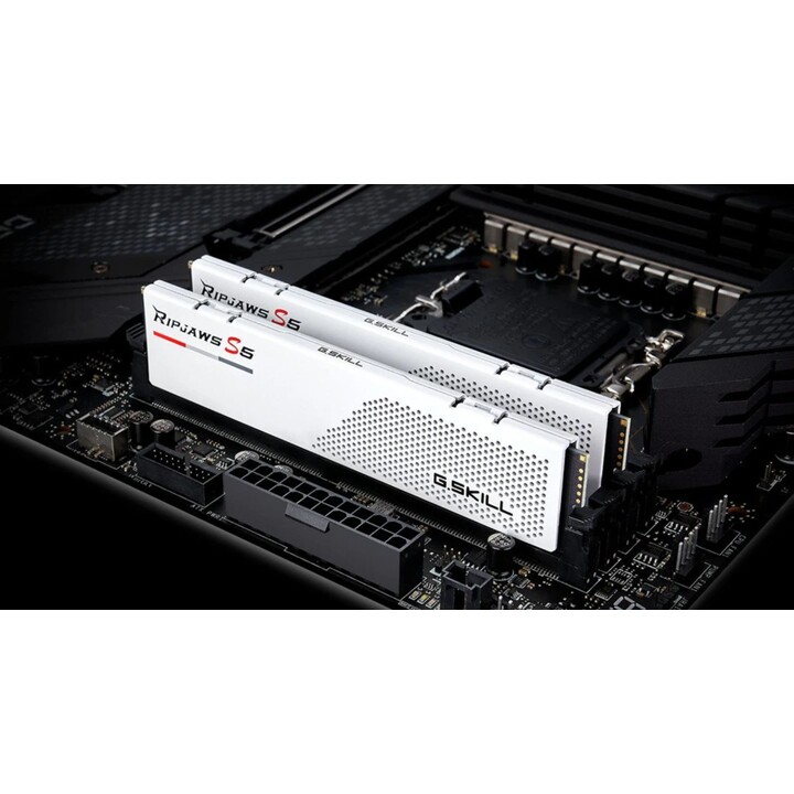Kit di memoria RAM DIMM G.Skill Ripjaws F5-6000J3238F16GX2-RS5W da 32 GB 2 x 16 GB DDR5 a 288 pin