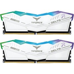 Team Group T-Force Delta RGB White DDR5 6000MHz 64 GB 2 x 32 GB CL38 RAM Memory Kit