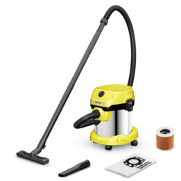 KARCHER - LIQ INOX ASPIRAPOLVERE A SECCO 15 LT WD 2 PLUS S 1000 W