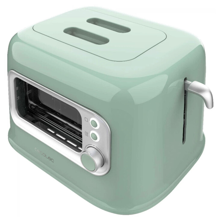 Cecotec 08040 Toaster, 2 Breitschlitze, grün