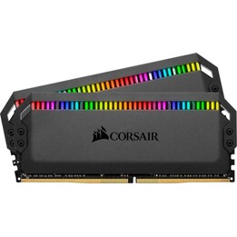 Corsair Dominator Platinum RGB DDR4 3200 SPD 2666 PC4-25600 Kit di memoria RAM CL16 da 16 GB 2 x 8 GB