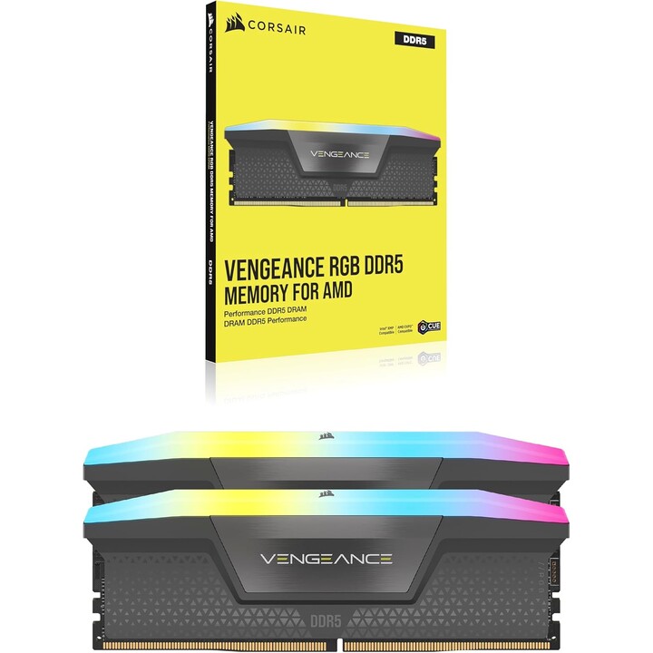 Corsair Vengeance RGB 16GB 2x8GB 6000MHz CL36 EXPO-XMP Gris
