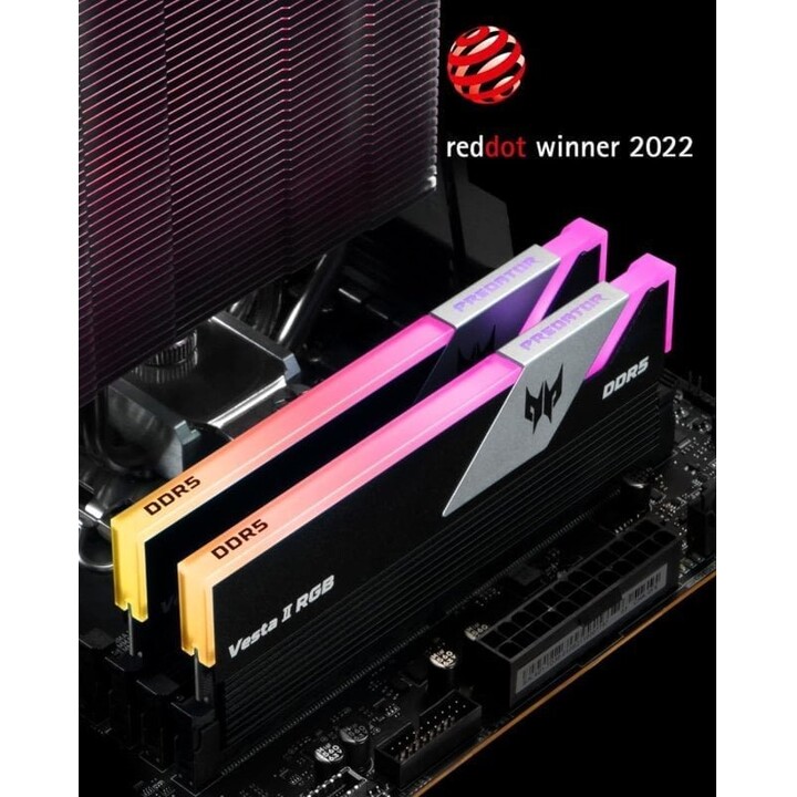 Acer Predator Vesta II RGB 32 GB 2x16 GB 6000 MHz CL34 Preto