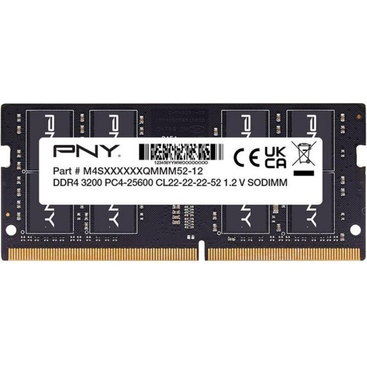 Modulo di memoria PNY Performance da 8 GB 1 x 8 GB DDR4 (MN8GSD43200-SB)
