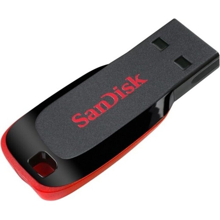 Unidade Flash USB SanDisk Cruzer Blade 64GB, preto