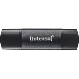 Intenso Flex Line USB flash drive Retail 128 GB, USB-A (USB 3.2 Gen 1), USB-C® (USB 3.2 Gen 1) Black