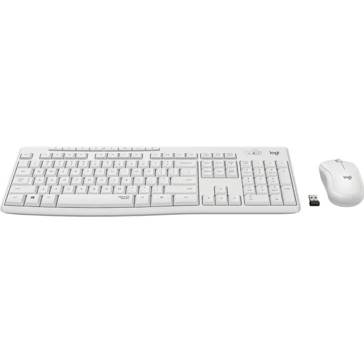 Logitech MK295 Wireless Keyboard + Mouse Combo, Off-White