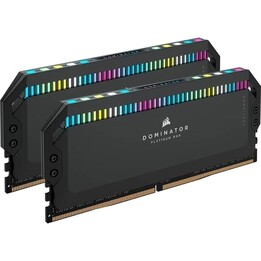 Corsair Dominator Platinum RGB 64GB 2x32GB DDR5-6400 CL32-40-40 RGB UDIMM XMP 3.0 Black