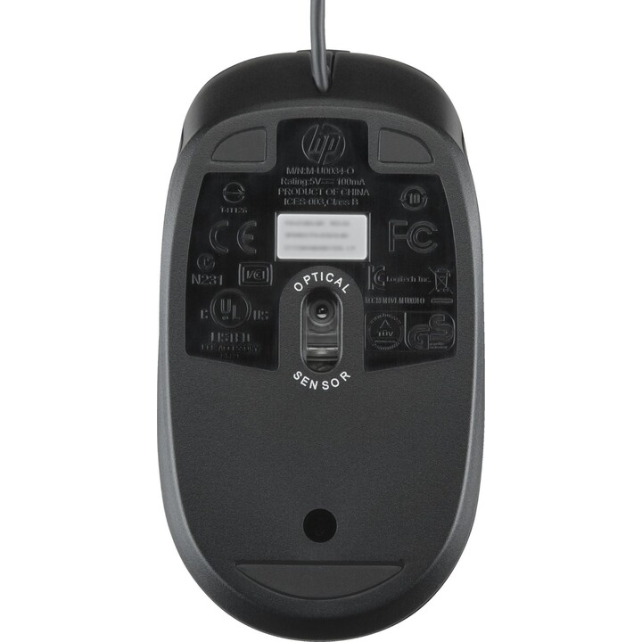Rato óptico HP USB de 2,9M para escritório USB tipo A