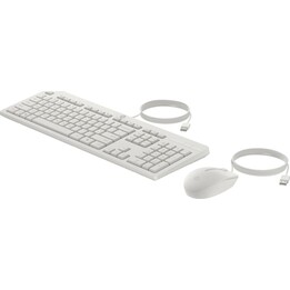 Teclado e mouse HP 225 Combo G2 Cashmere branco incluído Office USB branco