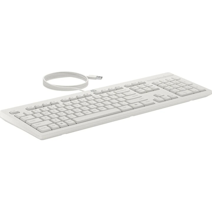 HP 225 Combo G2 Cashmere White Teclado Ratón incluido Oficina USB Blanco