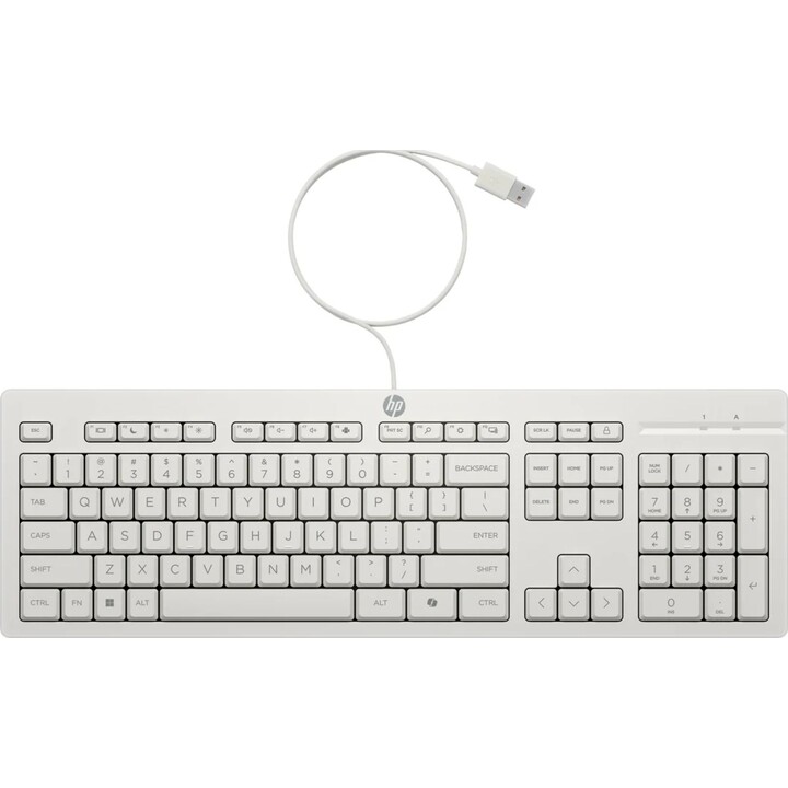 HP 225 Combo G2 Cashmere White Teclado Ratón incluido Oficina USB Blanco
