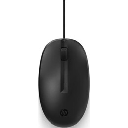 HP Wired Beidhändige optische Maus mit 3 Tasten, USB Typ A, Schwarz