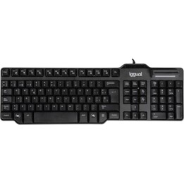 Stessa tastiera CK-ID-DNI SMART Lettore intelligente USB QWERTY 105 tasti nero
