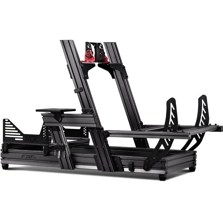 Next Level Racing F-GT Elite F1/GT/Hybrid Sim Racing Staffe per sedili in acciaio al carbonio da 5 mm con montaggio anteriore e 