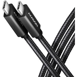 Cavo Axagon USB-C 3.2 Gen 2 PD QC 4K 100 W 5 A 2 m, nero