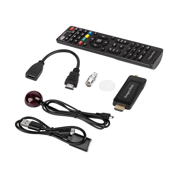 KRUGER & MATZ mini DEKODER DVB-T2 H.265 HEVC KM9998