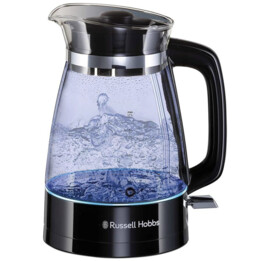 Chaleira Russell Hobbs Classic Glass 1,7l preta Schwarz 26080-70 2608070 (26080-70)