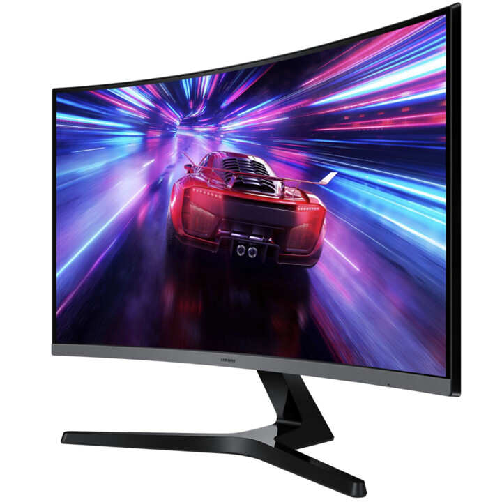 Samsung Essential S3 S39GD S27D392GAU 27" Curved Professional Monitor / Full HD / Black and Silver