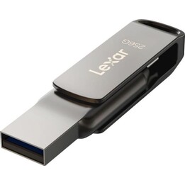 Lexar Jumpdrive Ljdd400256g-bnqng Usb Flash Drive 256 Gb Usb Type C 3.2 Gen 1 (3.1 Gen 1) Gray