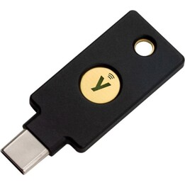 Yubico YubiKey 5C NFC Contrôle d'accès Carte porte-clés Sans mot de passe Multifacteur Noir