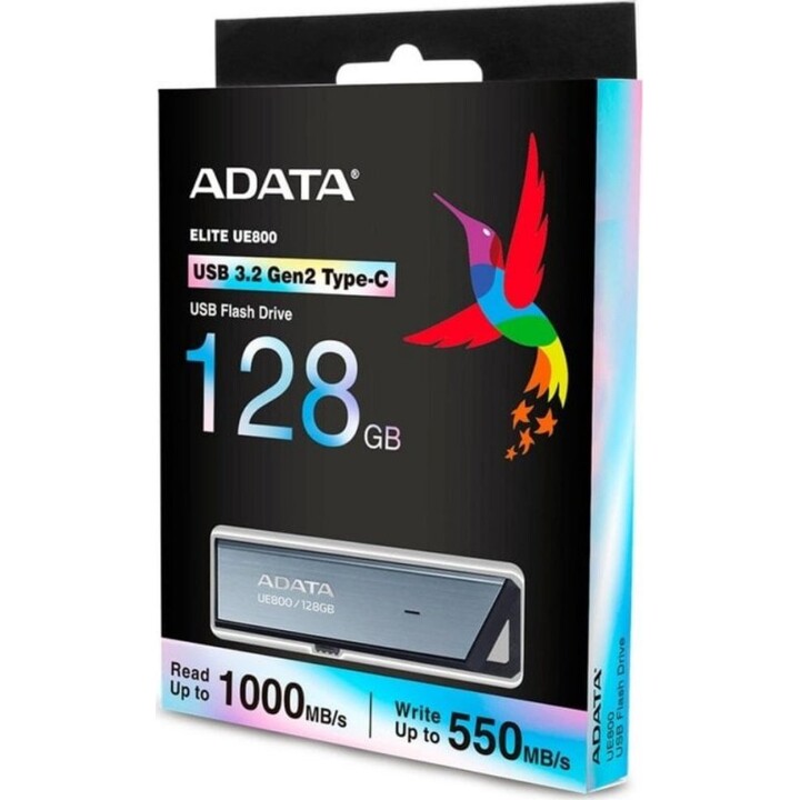 Unità flash USB Adata UE800 128 GB USB-C 3.2 Gen2 argento