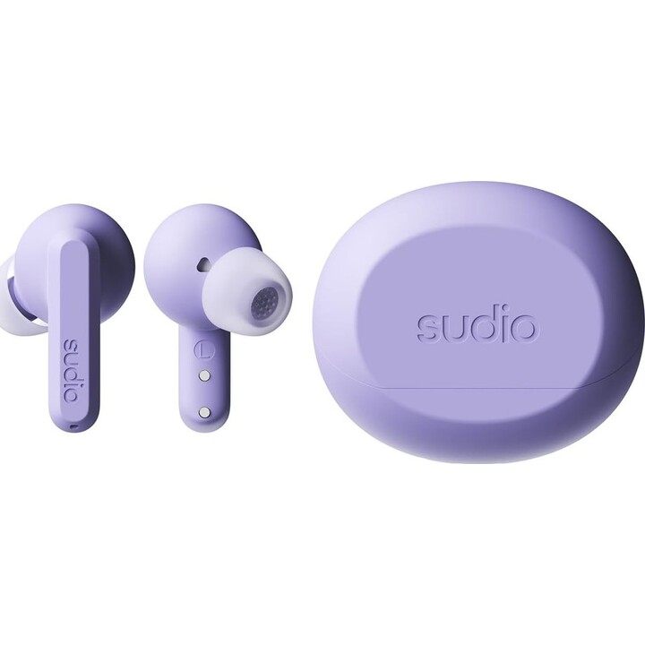 Auscultadores intra-auriculares sem filtro Sudio A3 Pro, violeta