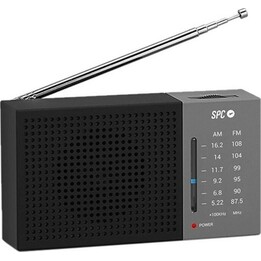 SPC Jetty Lite portable analog FM/AM radio black