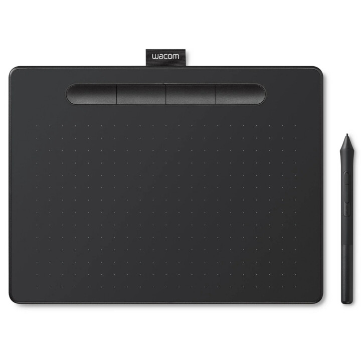 Grafiktablett - WACOM CTL-6100K-B, Digitaler Stift, Schwarz