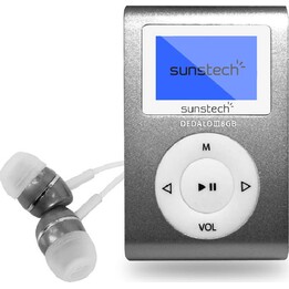 Reproductor MP3 Sunstech Dedalo III/ 8GB/ Radio FM/ Gris
