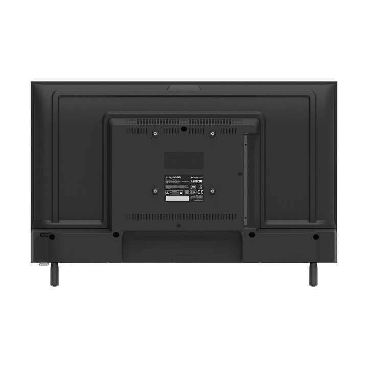 Smart TV HD de 24" Krüger&Matz KM0224-V3 com Wi-Fi, preta