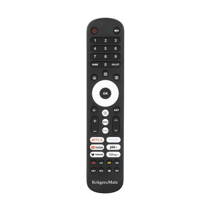 Téléviseur intelligent HD Wi-Fi Krüger&Matz KM0224-V3 24" Noir