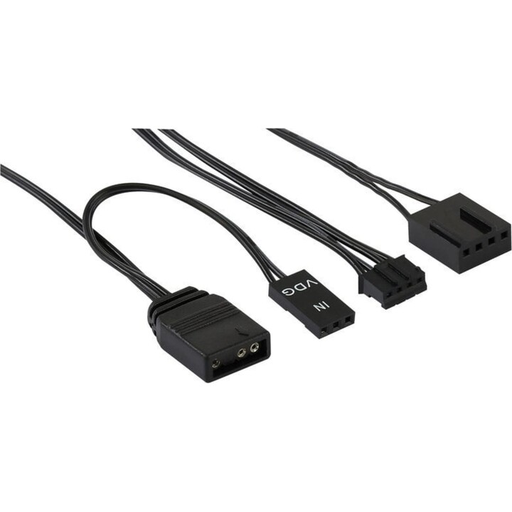 Aerocool Mirage 12 ARGB Pro Pack 3 Ventiladores 120mm ARGB Hub H66F RGB Controle Remoto