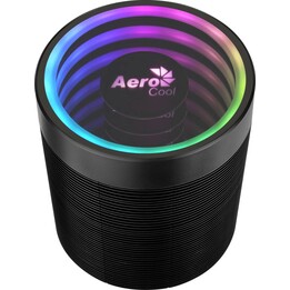 Aerocool Mirage 5 schwarzer Lüfter mit Kühlkörper und LED-Beleuchtung, 4-polig