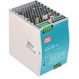 Fonte de alimentação chaveada NDR-480-24 Mean Well