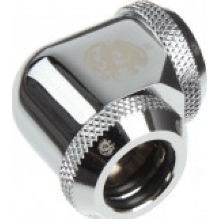Bitspower Multi-Link 90° Elbow 2x 12mm AD Bright Silver Fitting